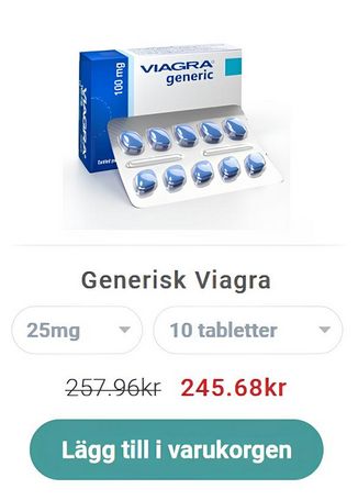 Pris på Viagra 100 mg i Sverige